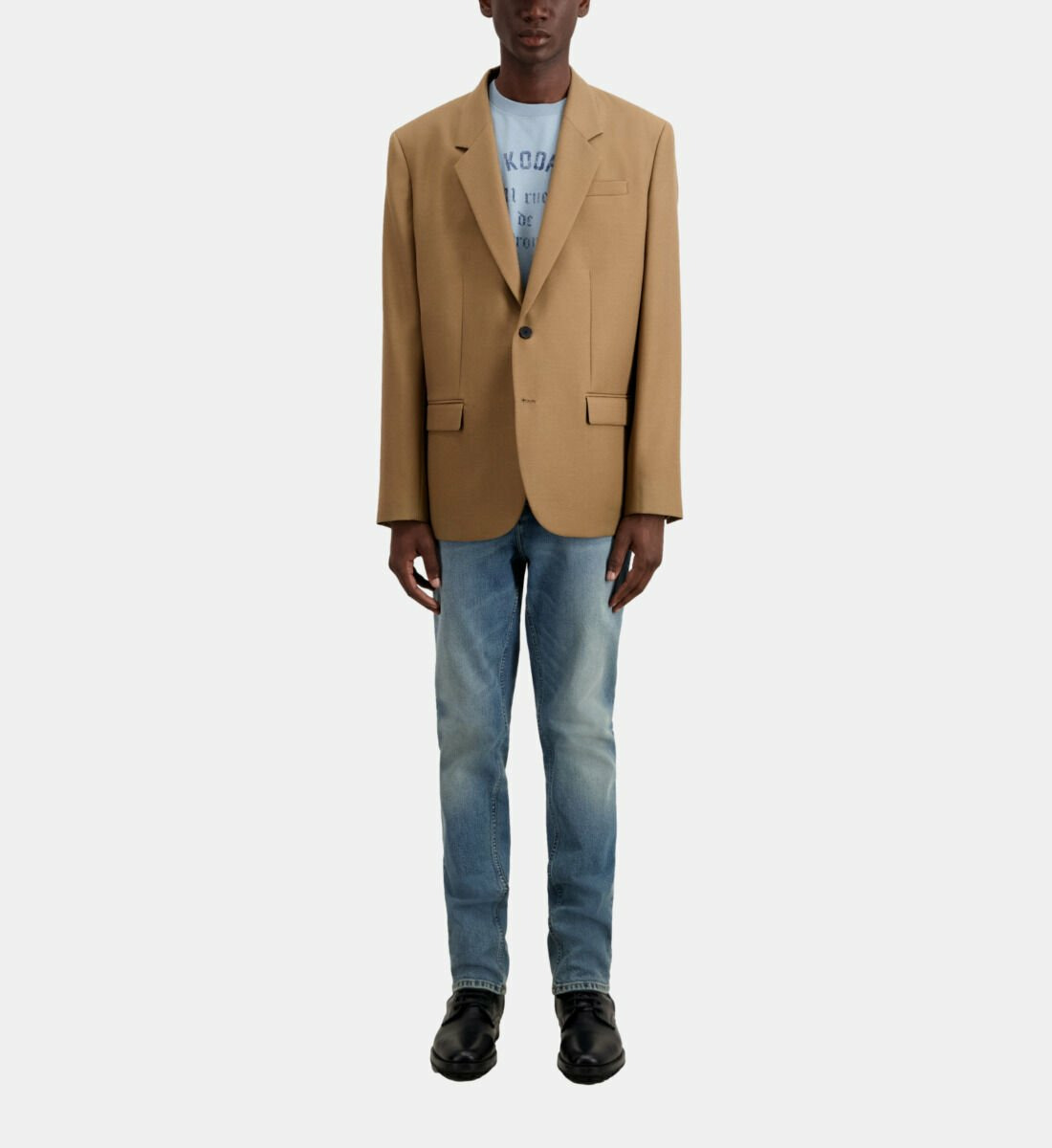 Veste Seule Large Camel Homme