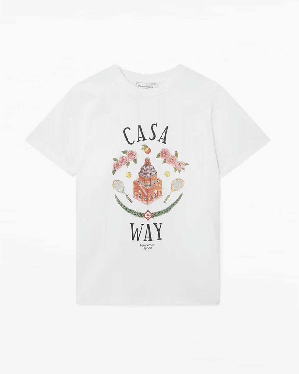 Casablanca T-Shirt - Casa Way - White