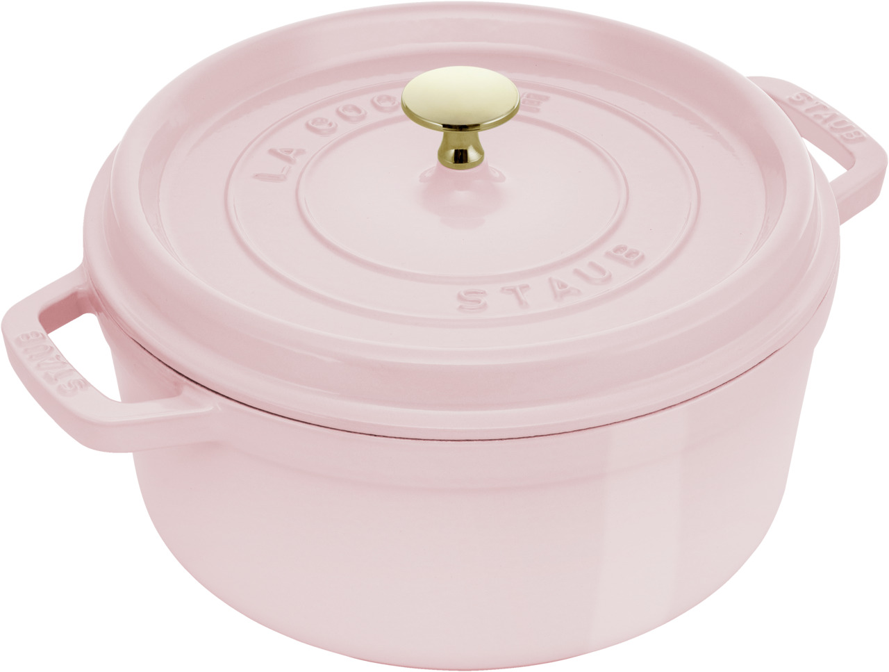 Cocotte 24 cm, Rond(e), Sorbet rose, Fonte, second choix