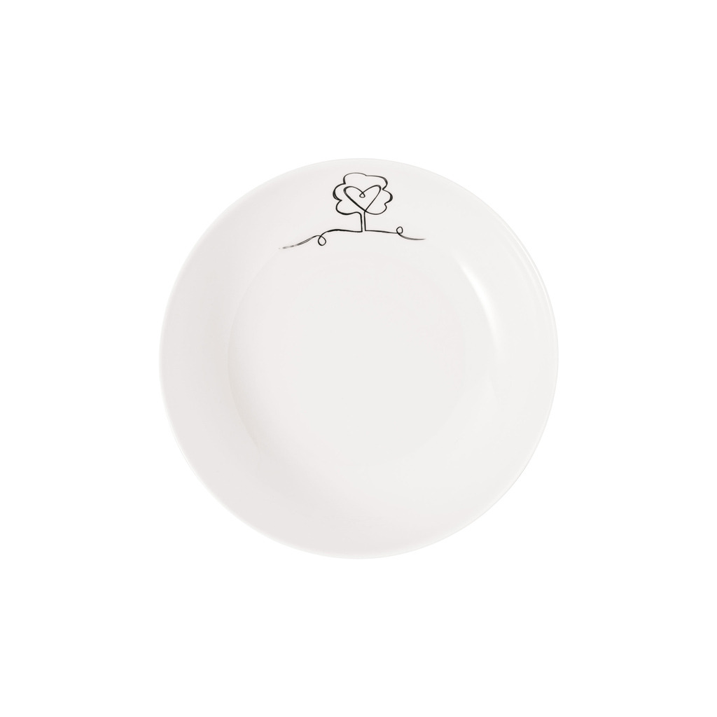 Statement Lines - Assiette creuse « Family », ⌀18 cm