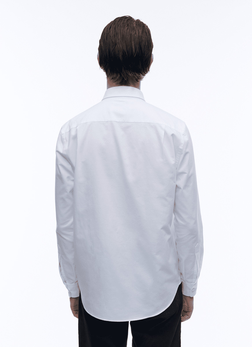 Chemise blanche en Oxford de coton