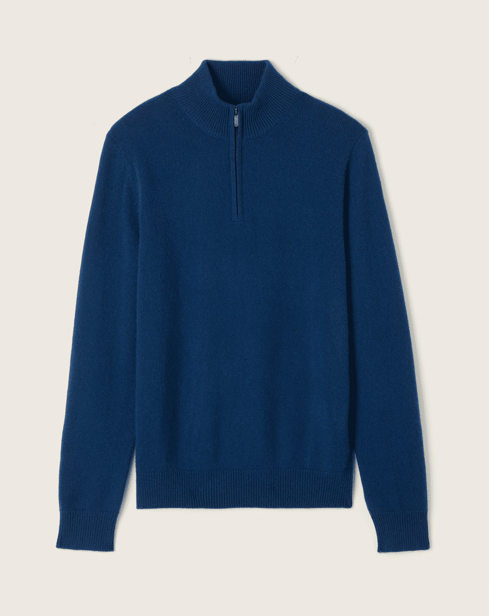 Pull camionneur - Homme - BLEU PHARE