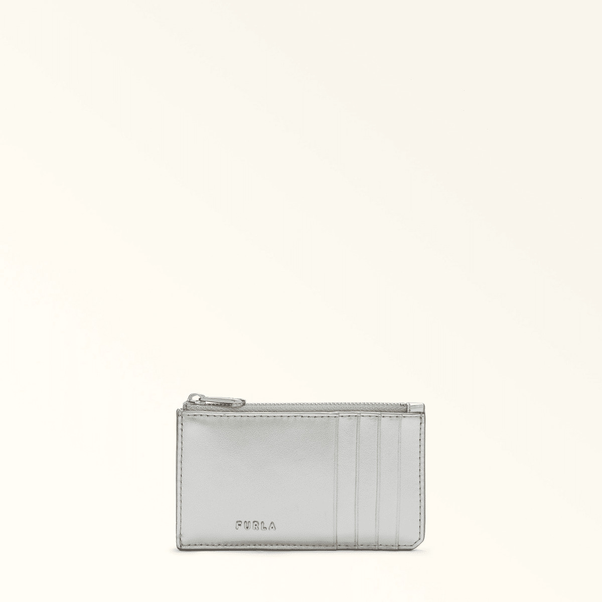 CLASSIC M LONG CREDIT CARD CASE - NAPPA METAL