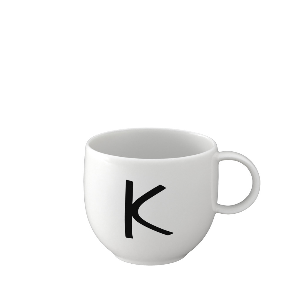 Mug Letters K 13x10x8cm