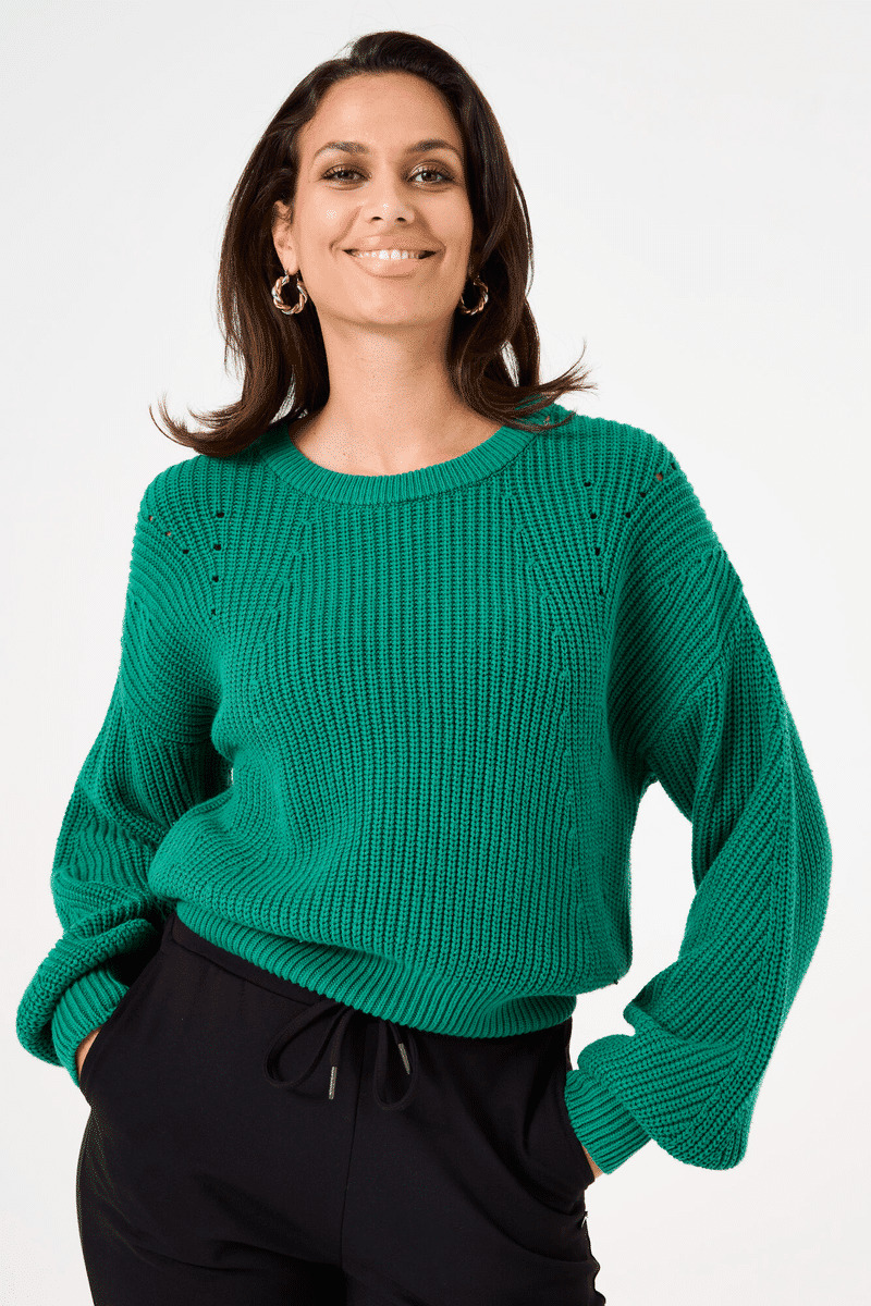 Women Sweater Green