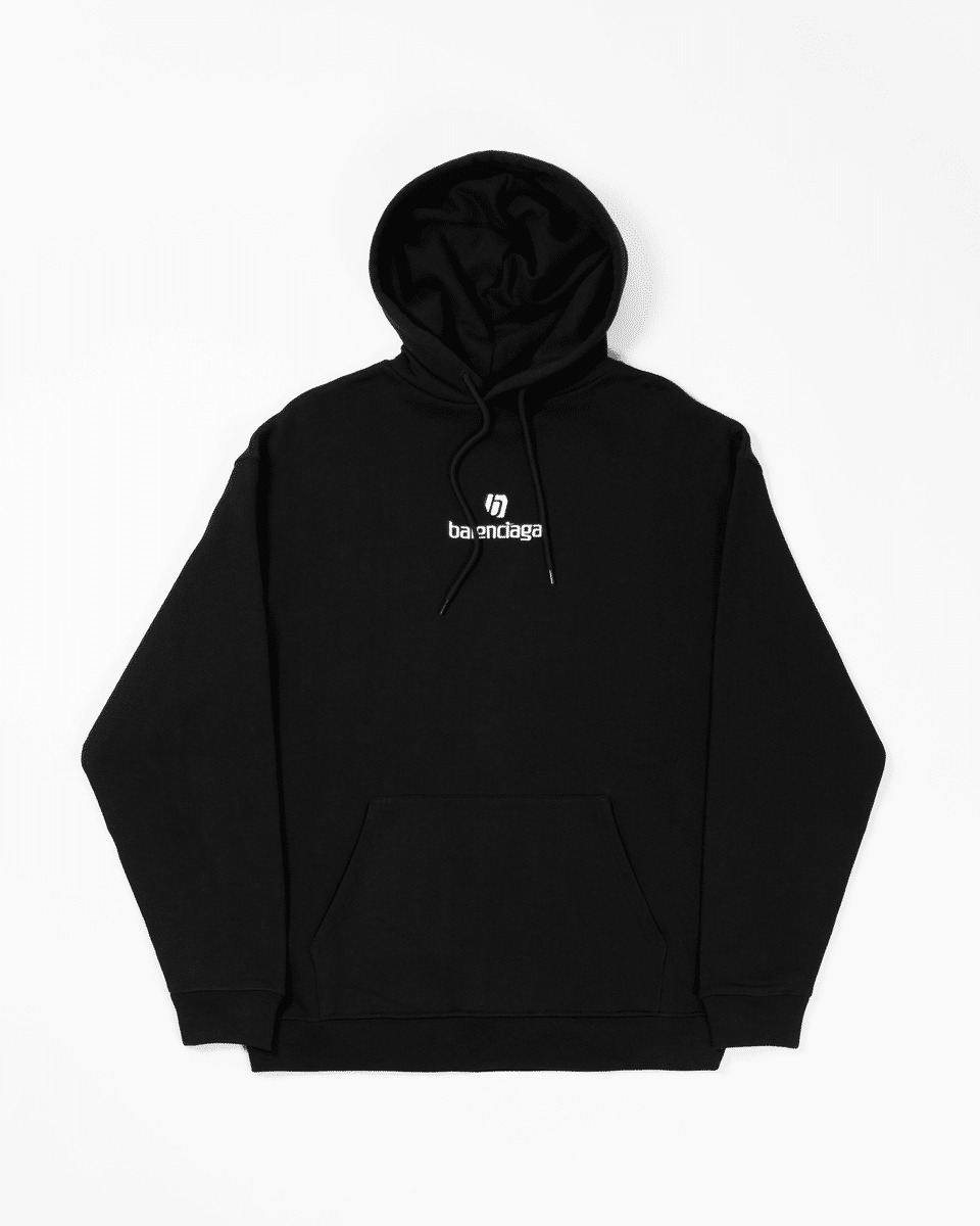 Balenciaga Badge Logo Popover Hoodie