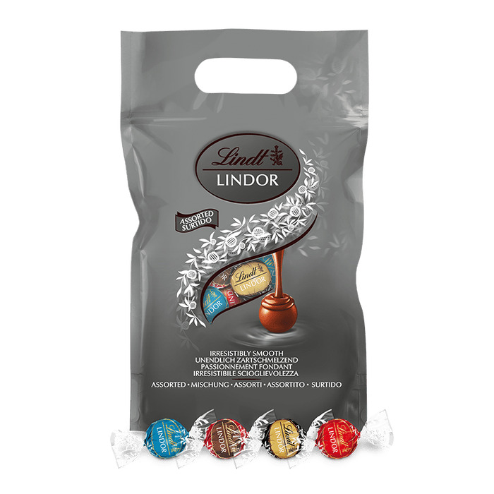 Sachet De Chocolats Assortis Lindor Argenté 1Kg