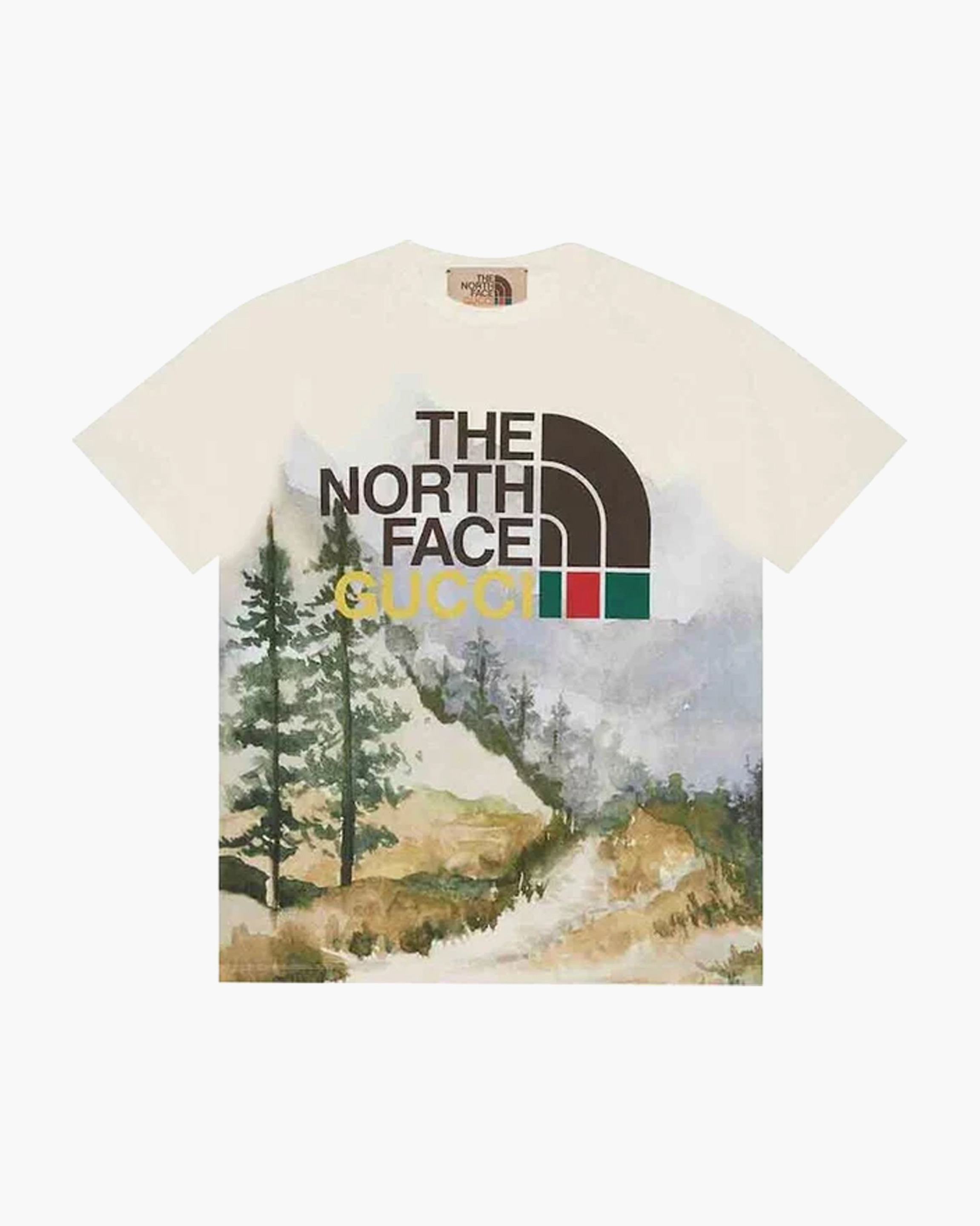 Gucci x The North Face T-Shirt 'Trail Print