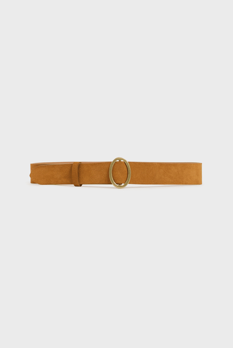 CEINTURE JADE EN CUIR VELOURS JADE