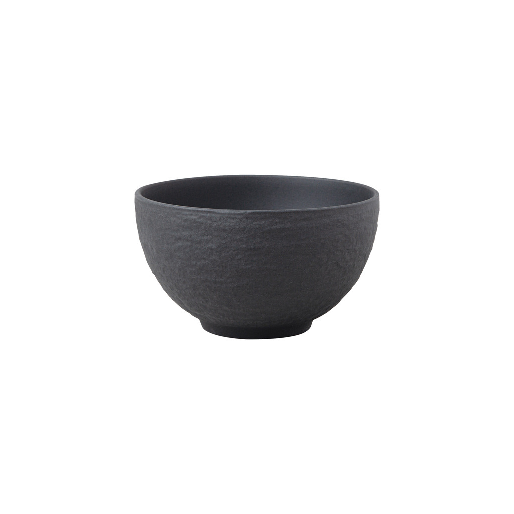 Manufacture Rock - Bol rond, noir, en porcelaine haut de gamme