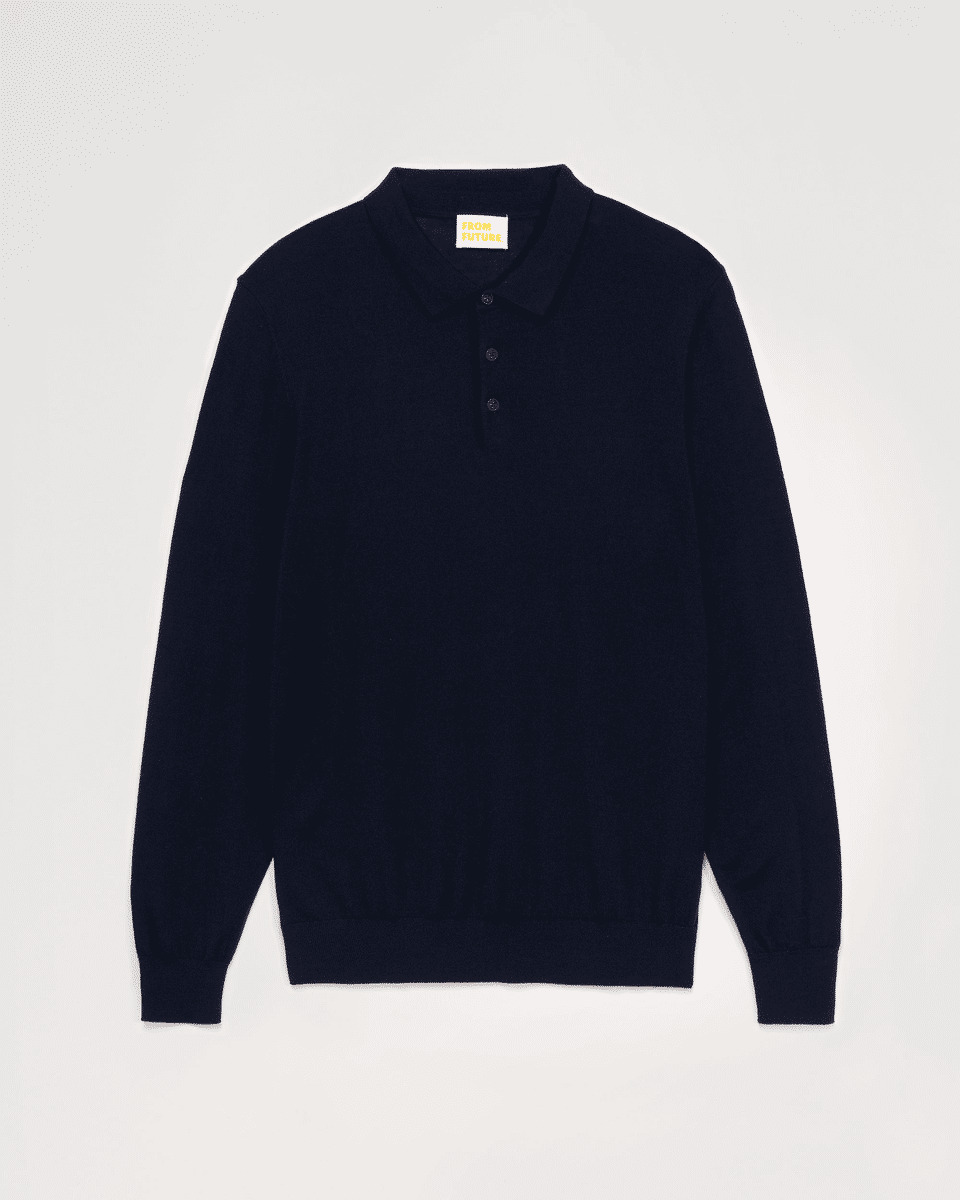 Pull Col Polo Basique