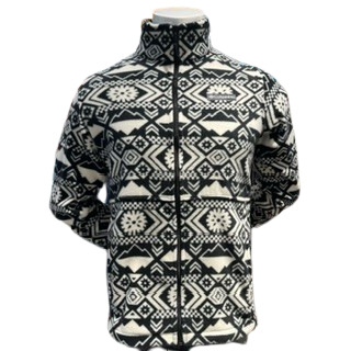 Granite Mountain Printed Fleece Jacket Homme Noir et Blanc