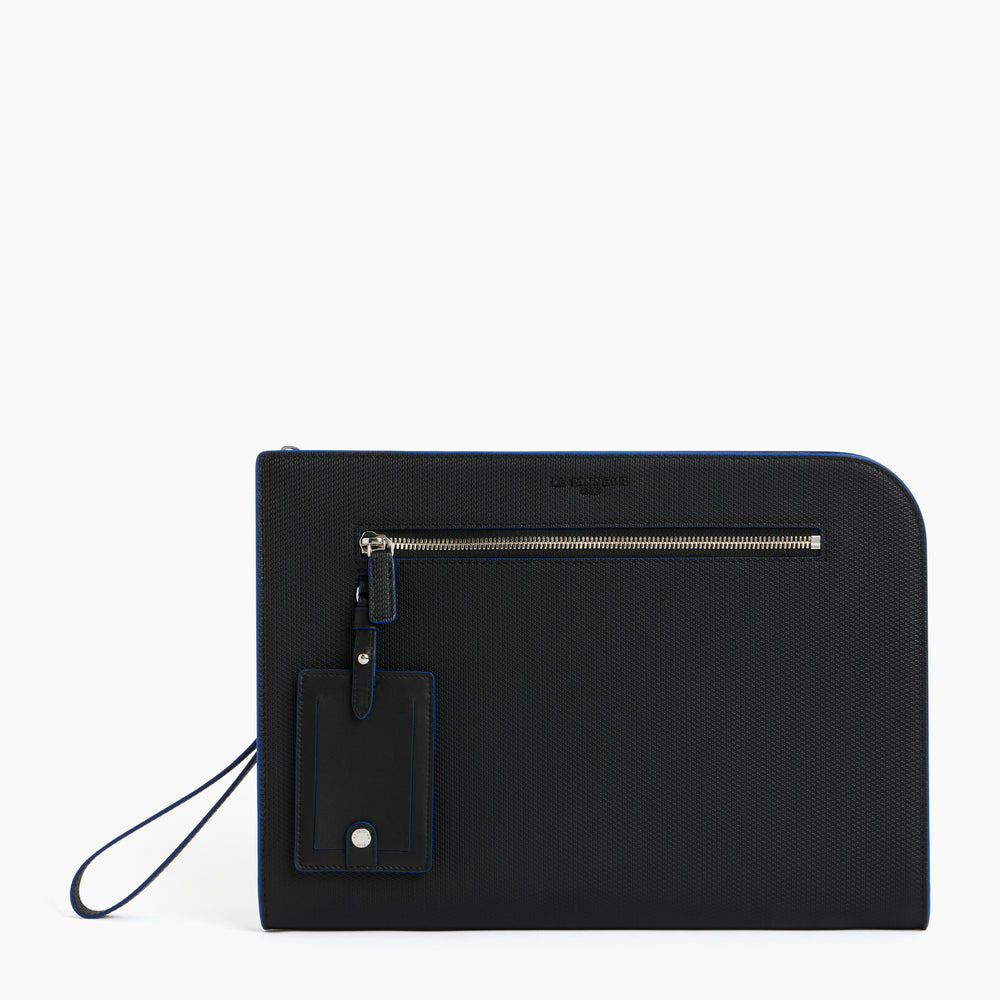 Pochette 13" Emile en cuir signature T