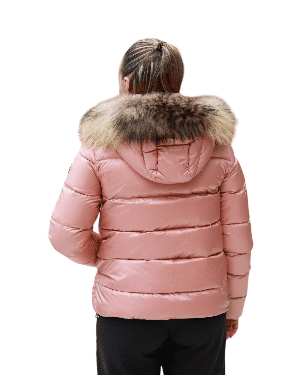 Veste pour fille avec capuche amovible