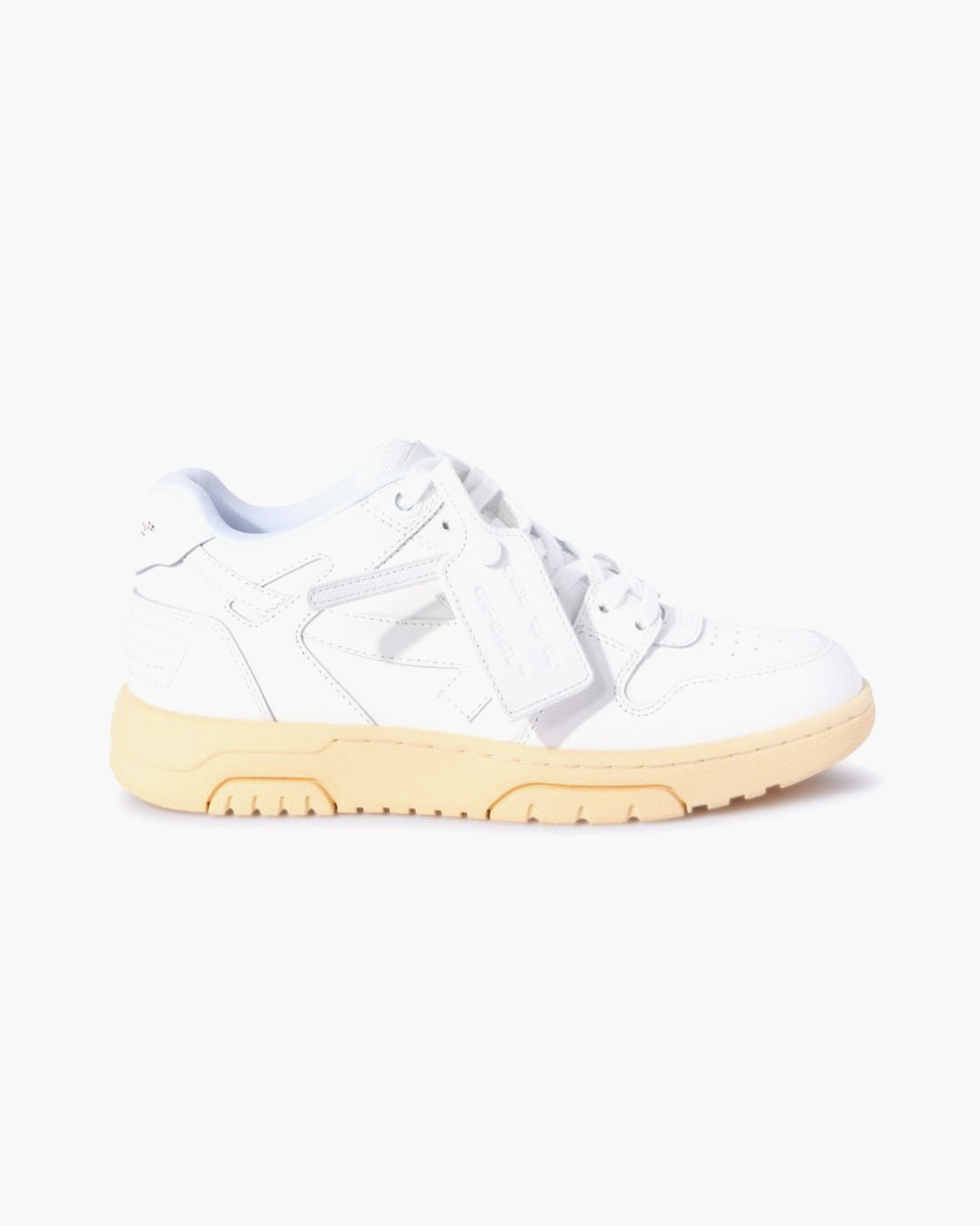 Off-White CREAM SOLE `Out Of Office Calf Leather` Sneakers