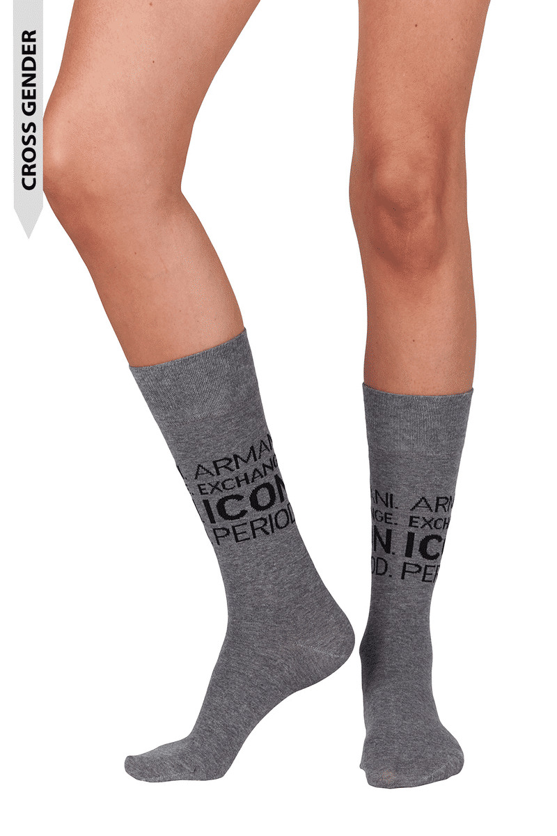 Chaussettes Courtes Pour Femme - Grigio Melange