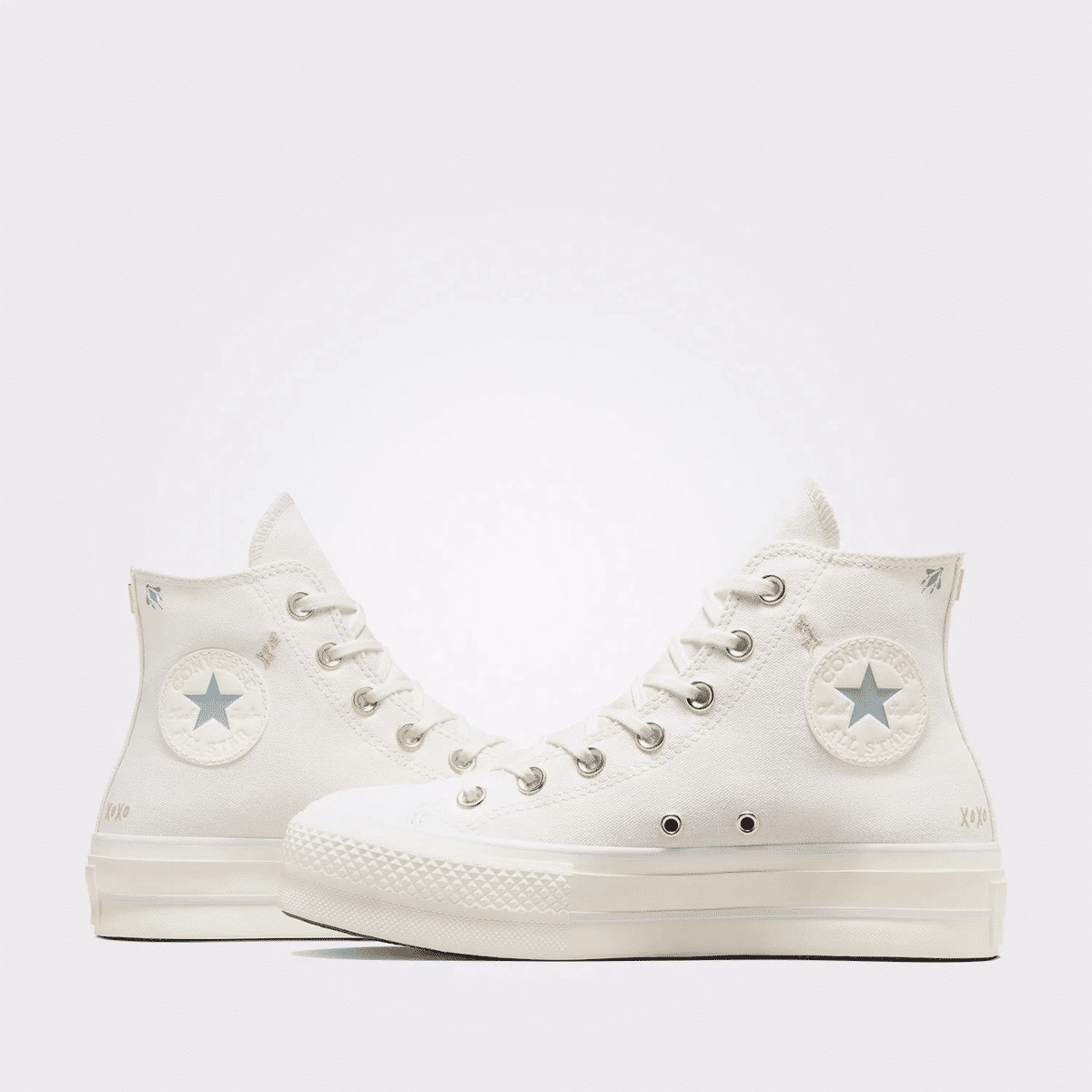 Chuck Taylor All Star Lift Hi Vintage White/Cocoon Blue