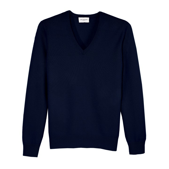 Pull V 4 fils - Homme - MARINE