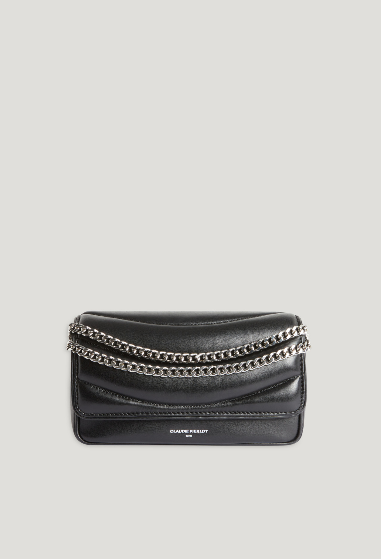 Sac Angelina matelassé cuir noir