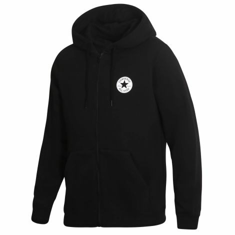 Chuck Patch Screen Print Hoodie Obsidian