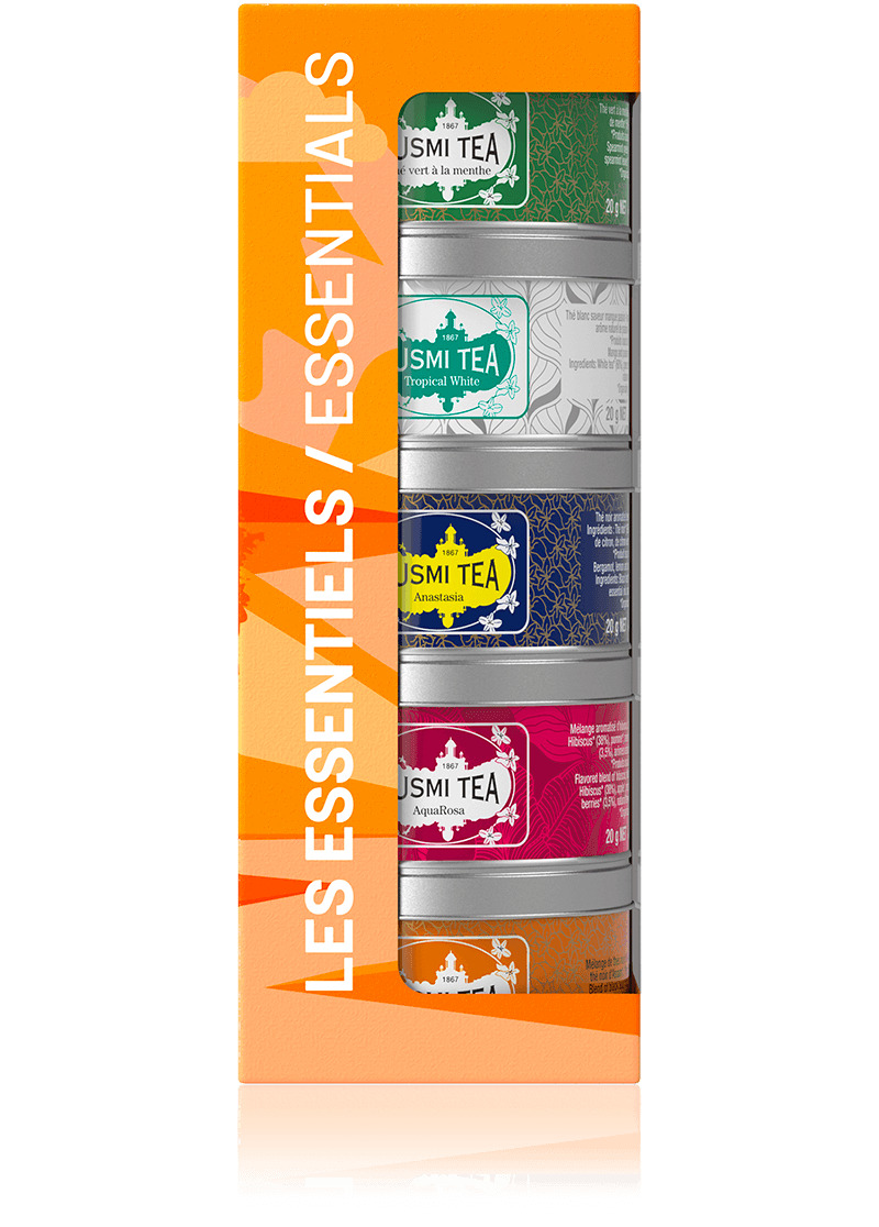 Les Essentiels bio - Assortiment de 5 boîtes métal - 100 gr