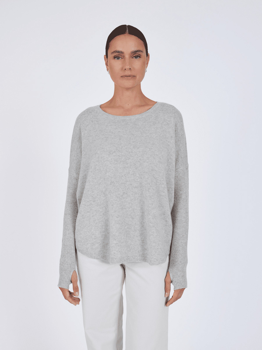 Pull cachemire Arya ACIER