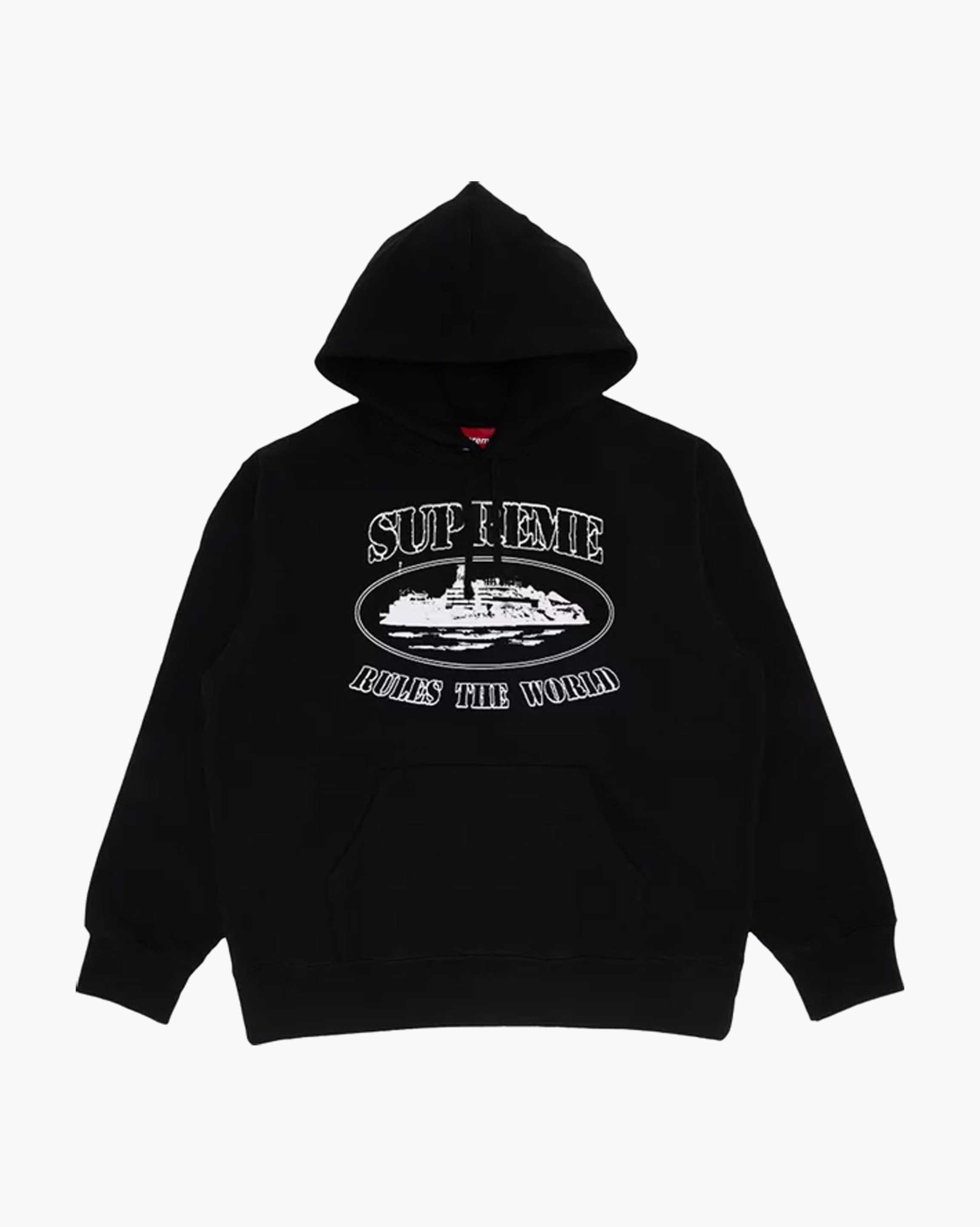 Supreme x Corteiz Rules The World Hooded Sweatshirt