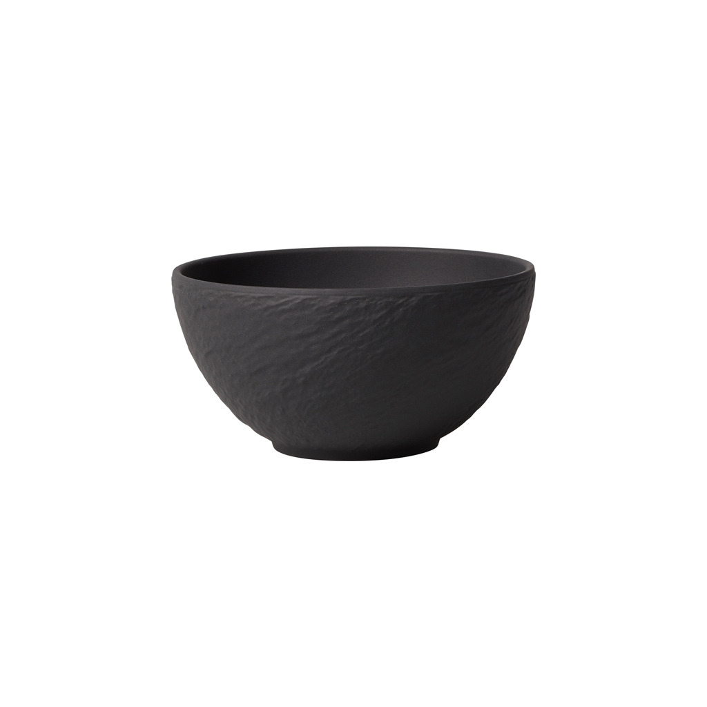 Manufacture Rock - Bol, rond, noir, en porcelaine haut de gamme