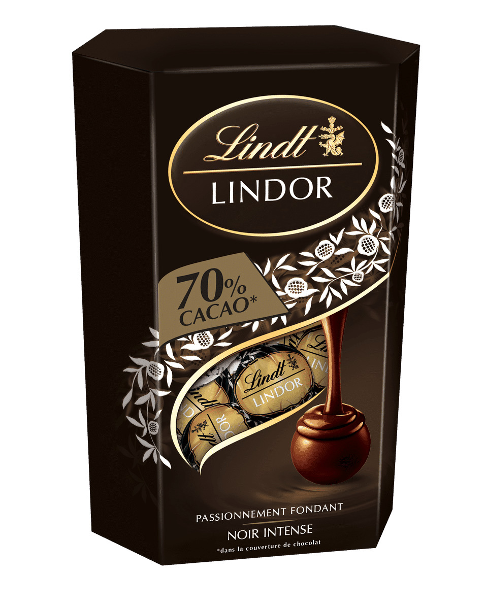 Cornet Lindor Noir 70% 200G