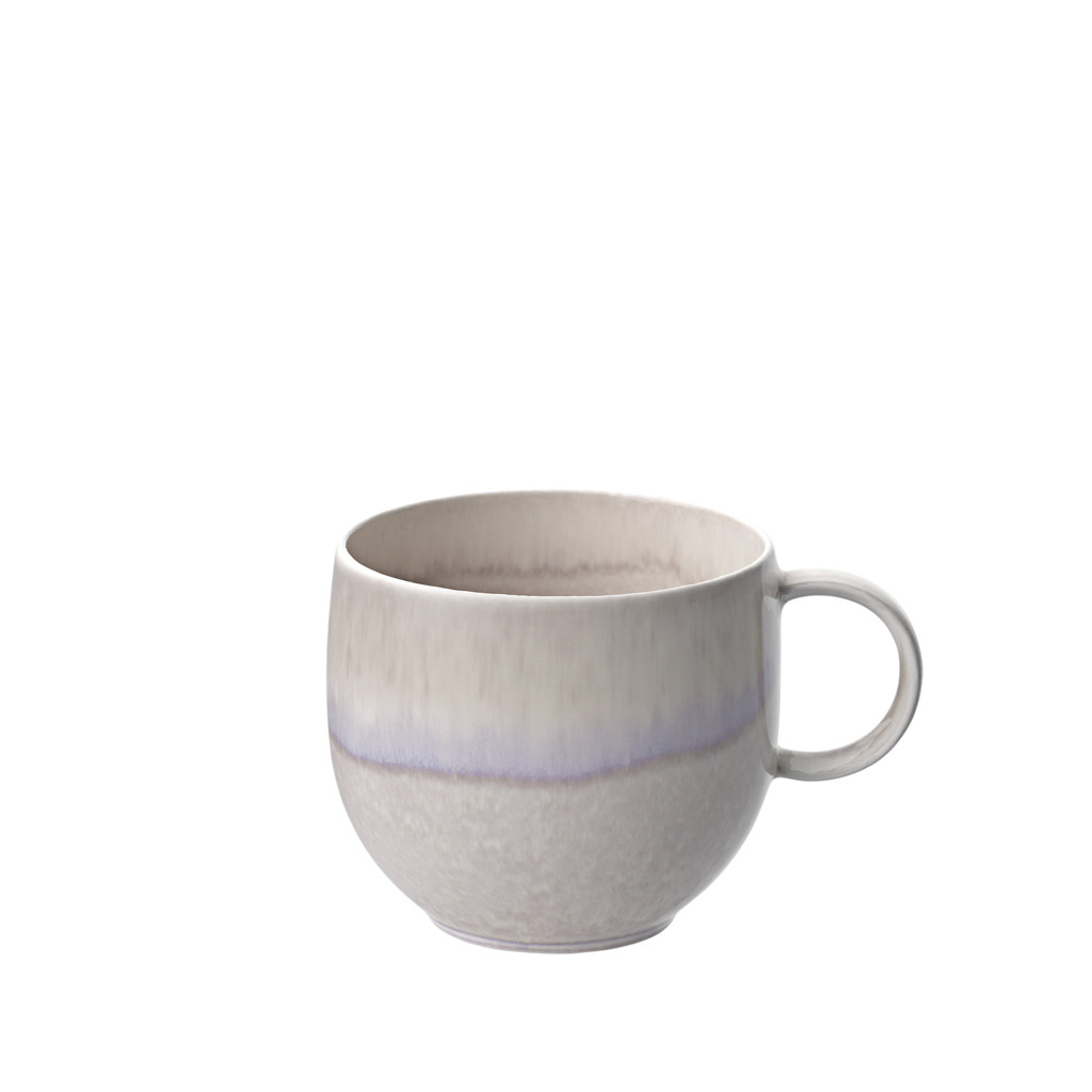 Perlemor Sand - Mug à thé ou à café, beige, en porcelaine haut de gamme