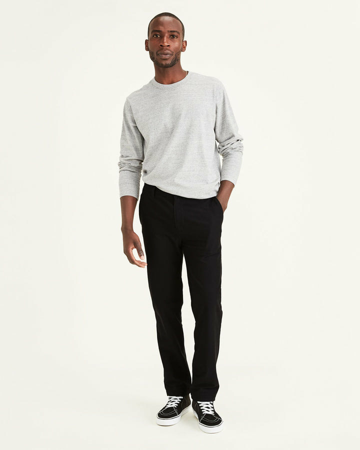 Chino en tricot confort, coupe slim