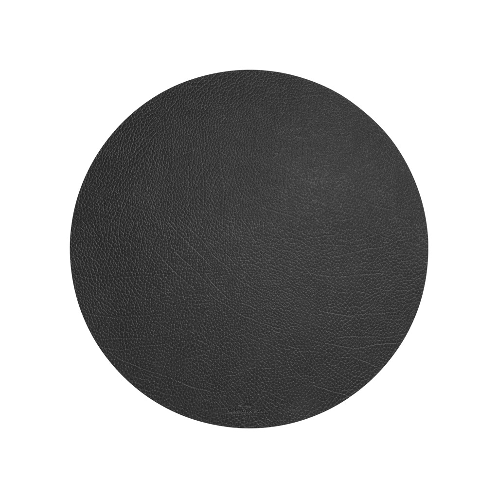 Lifestyle Accessoires - set de table, rond, hippo noir