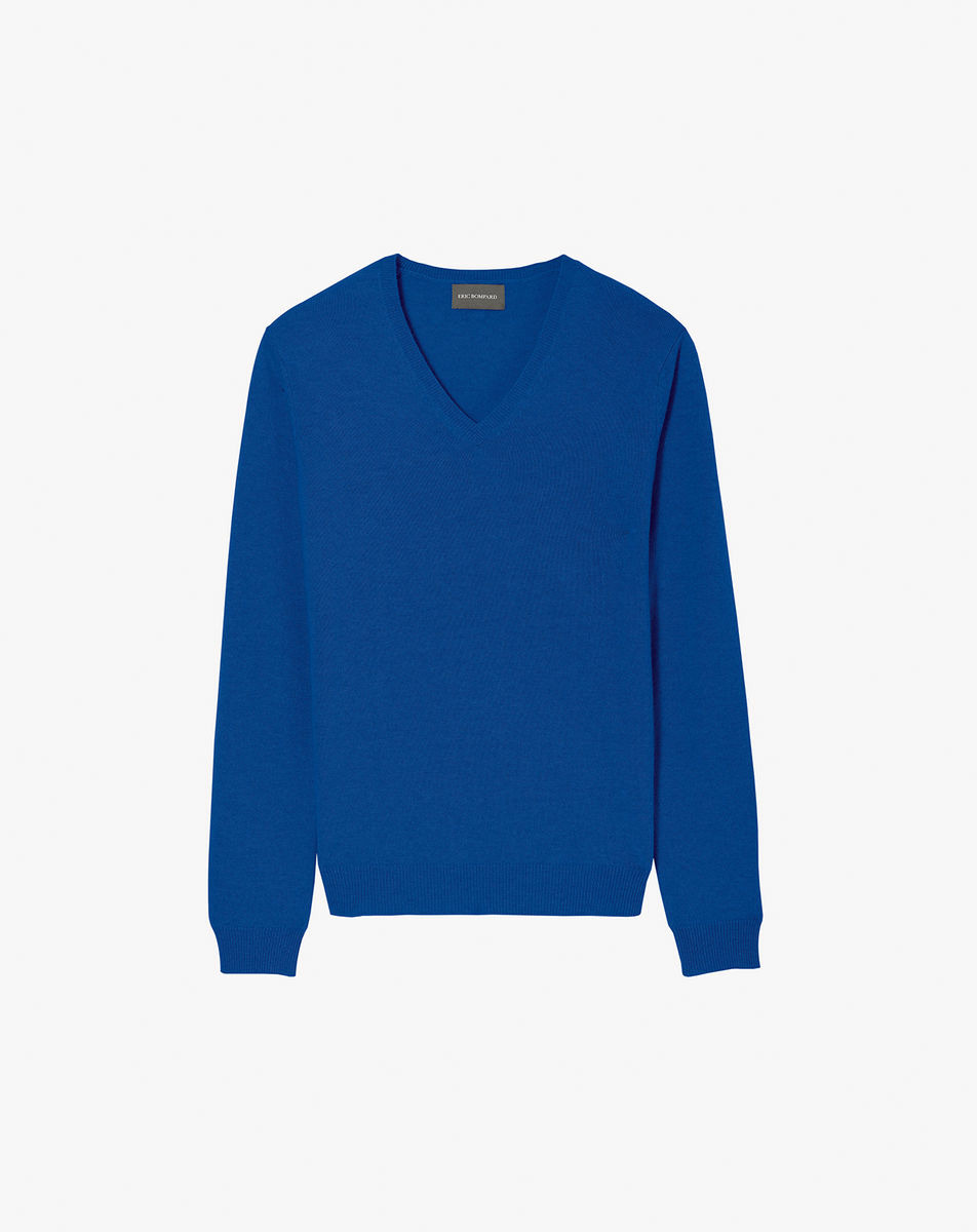 Pull V ajusté - Homme - ROYAL