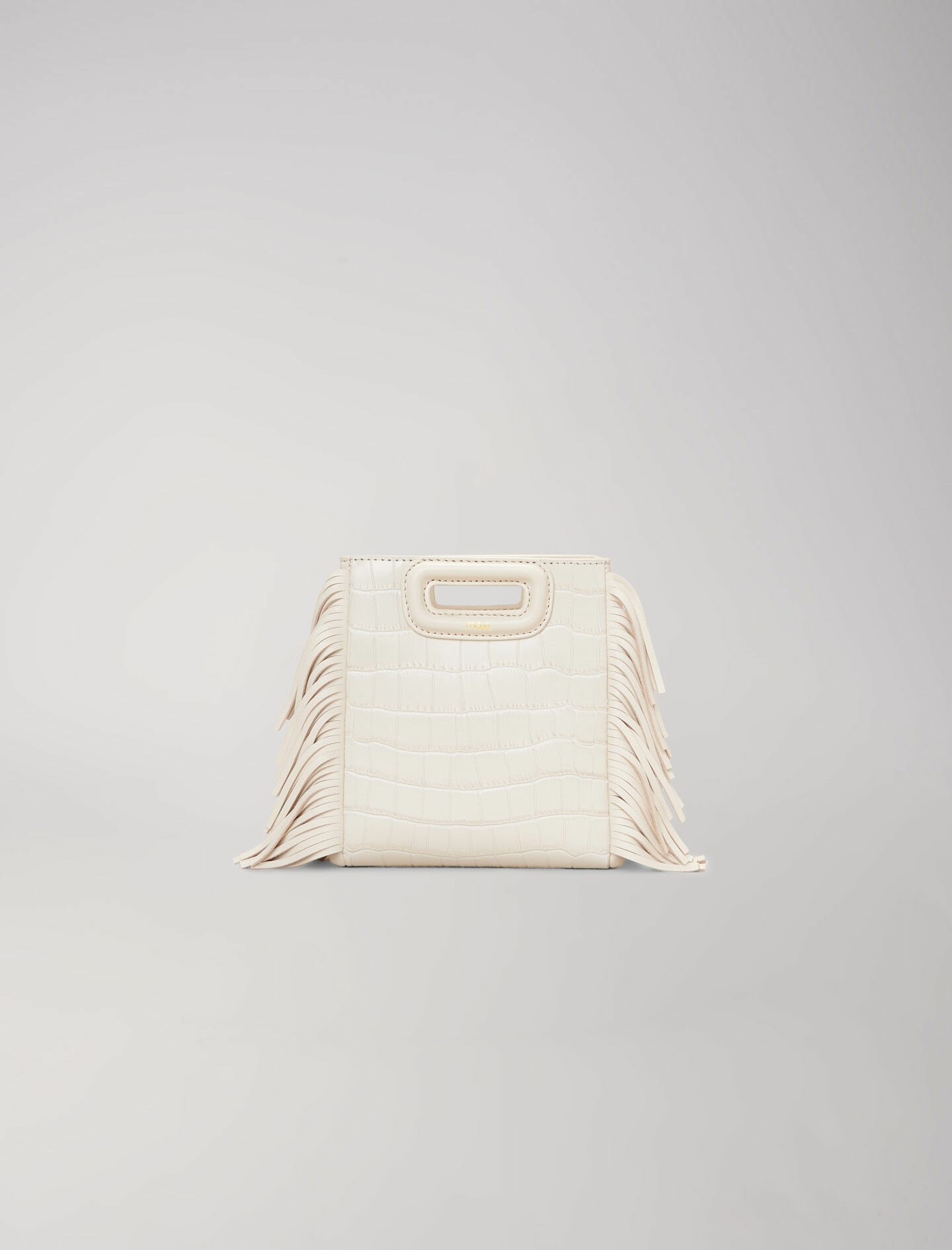 Sac M Mini en cuir effet croco