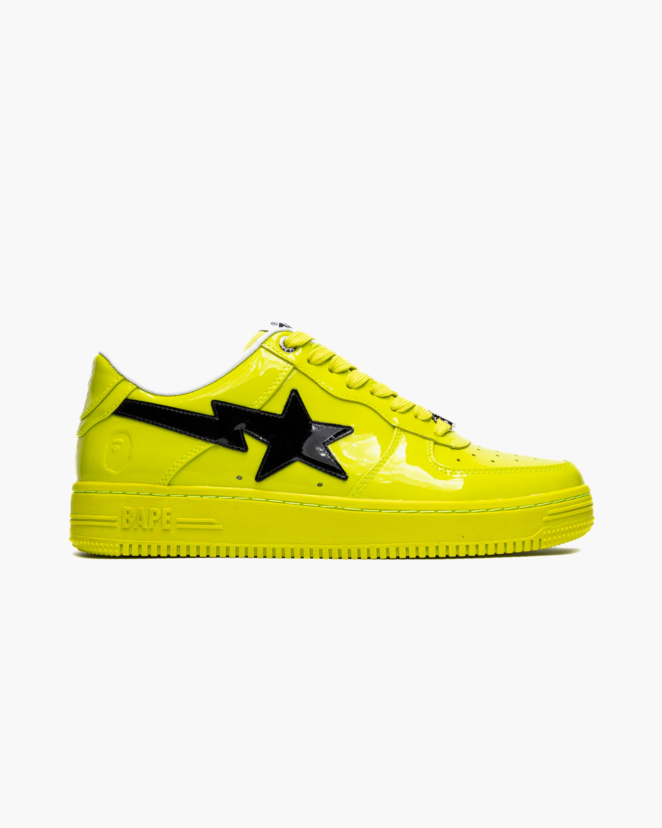 A Bathing Ape Bapesta #2 Yellow Patent 2024