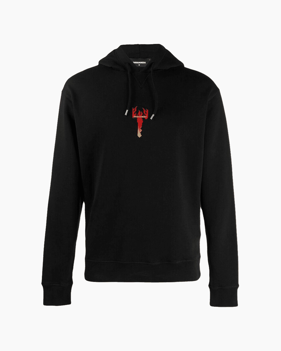 Hoodie - Key Flamme - Black