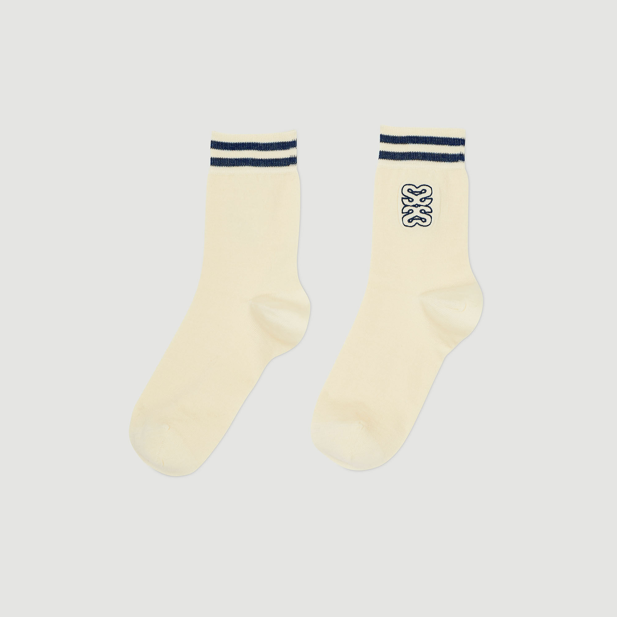 Chaussettes brodées