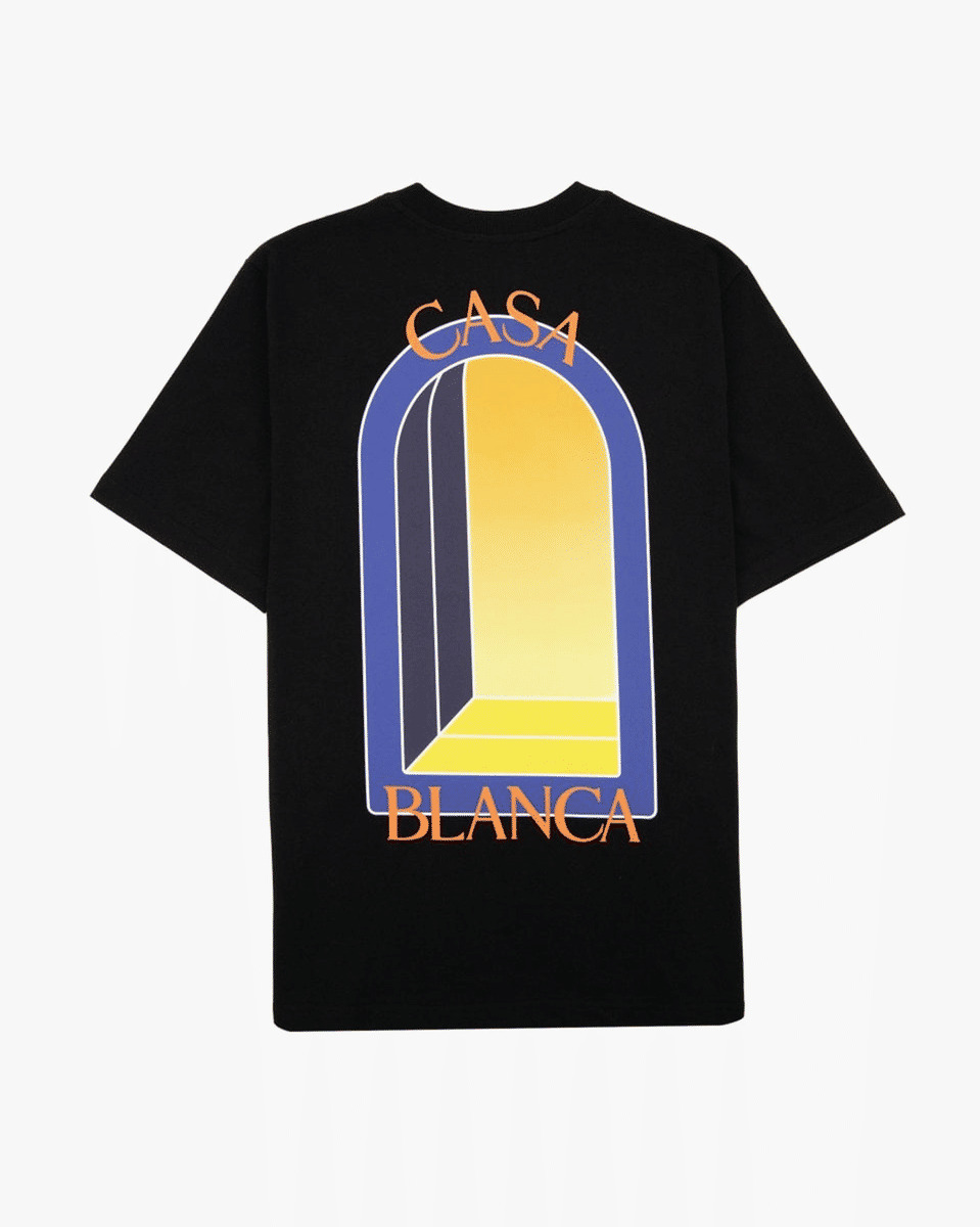 Casablanca T-Shirt L'Arche de Nuit Noir