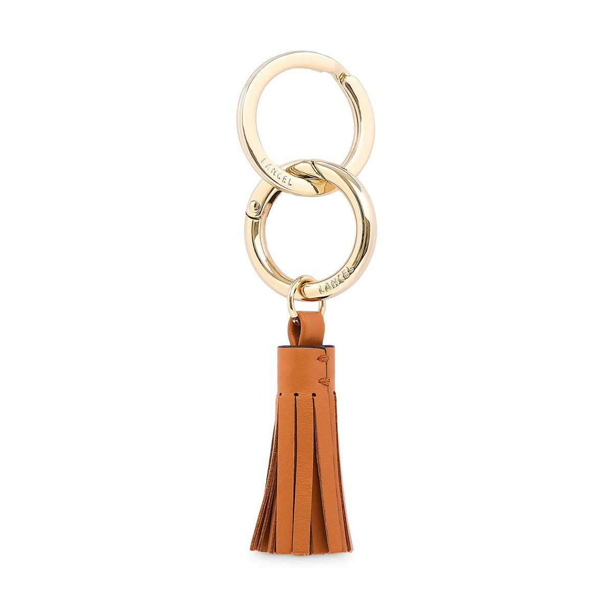 Charms de Lancel - Porte-clés pompon personnalisable - Orange