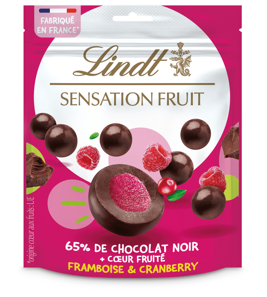 Sensation Fruit Chocolat Noir Framboise & Cranberry