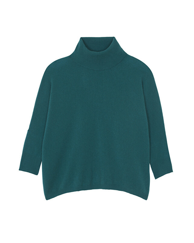 Pull minie turtle Pull Cachemire Col Roulé Oversize, 2 fils