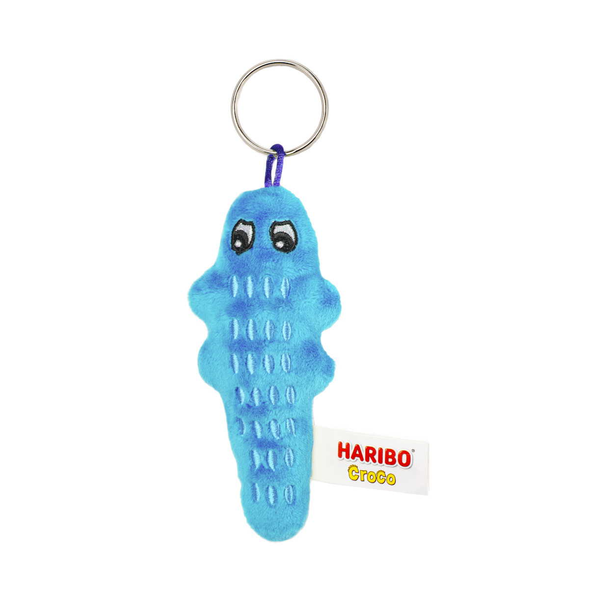 Porte Clé Peluche Croco Bleu