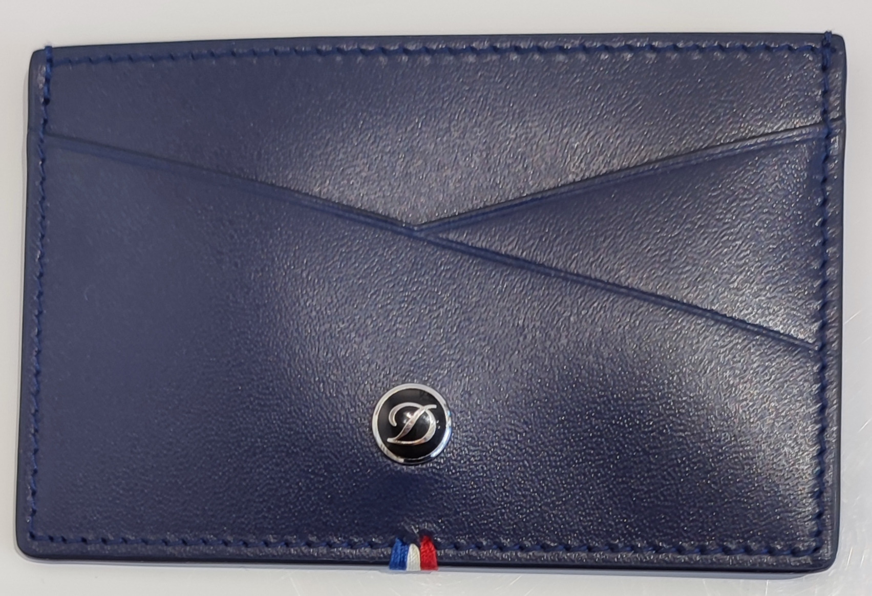 Porte-cartes 2CC croisé Bleu