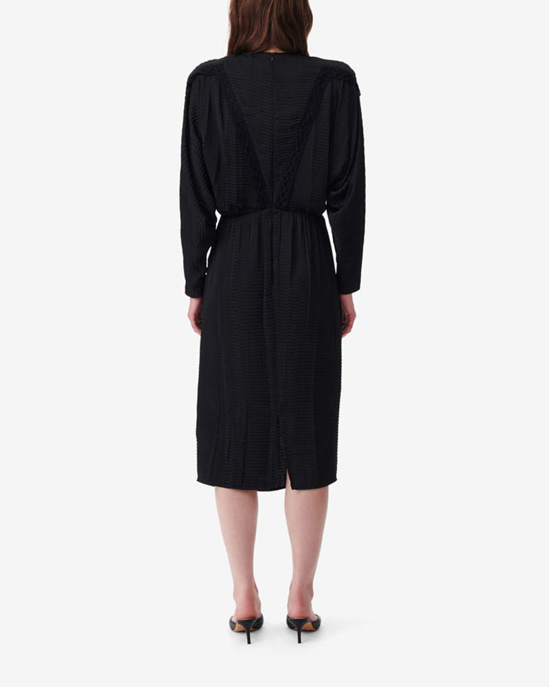 Robe Midi À Épaulettes Nicoa