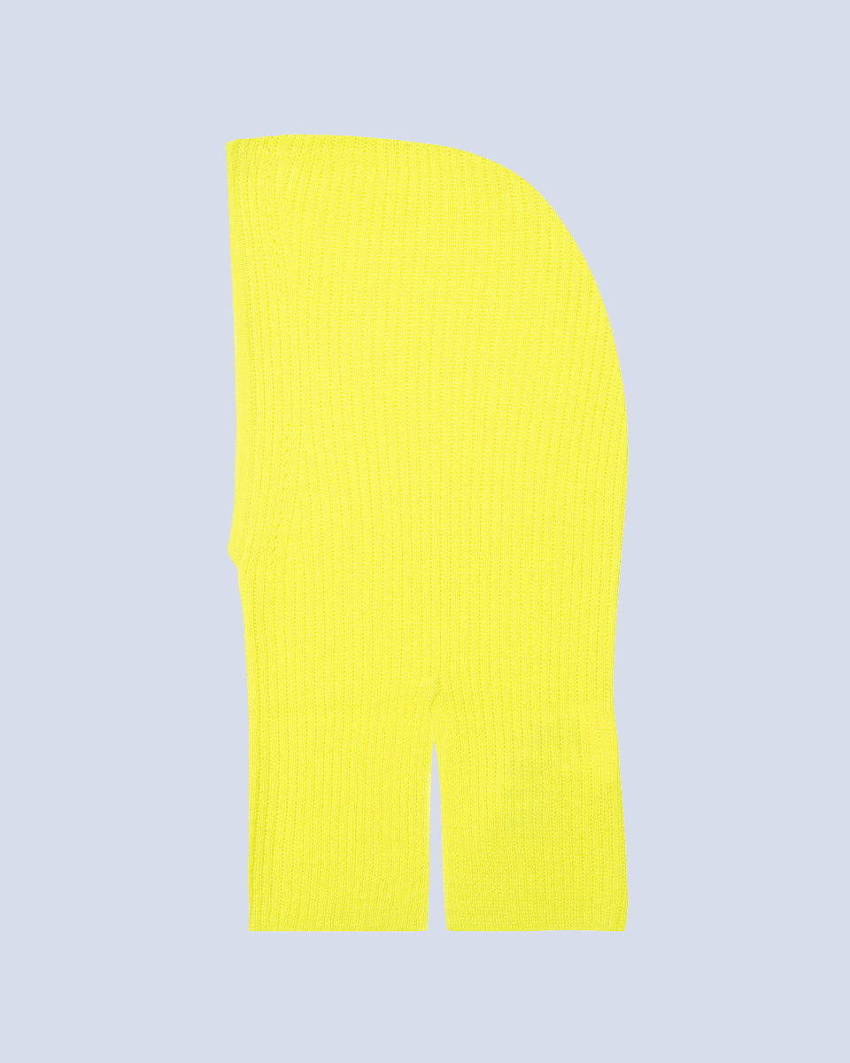 Cagoule cachemire alpine JAUNE_FLUO