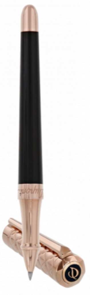 Gamme Orfèvre - Stylo Roller Liberté Noir et Or rose