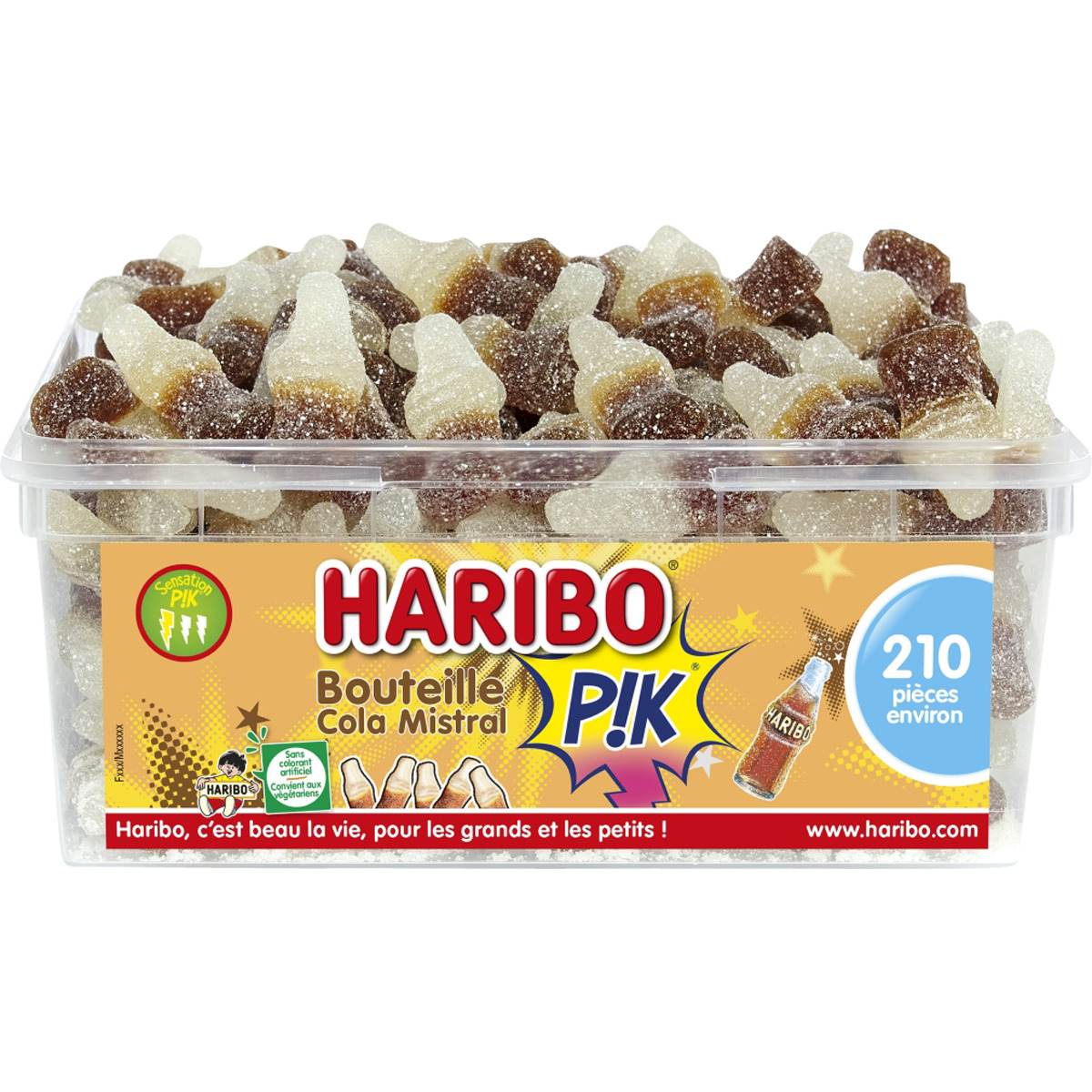 Bouteilles Cola Mistral Pik 210 Bonbons