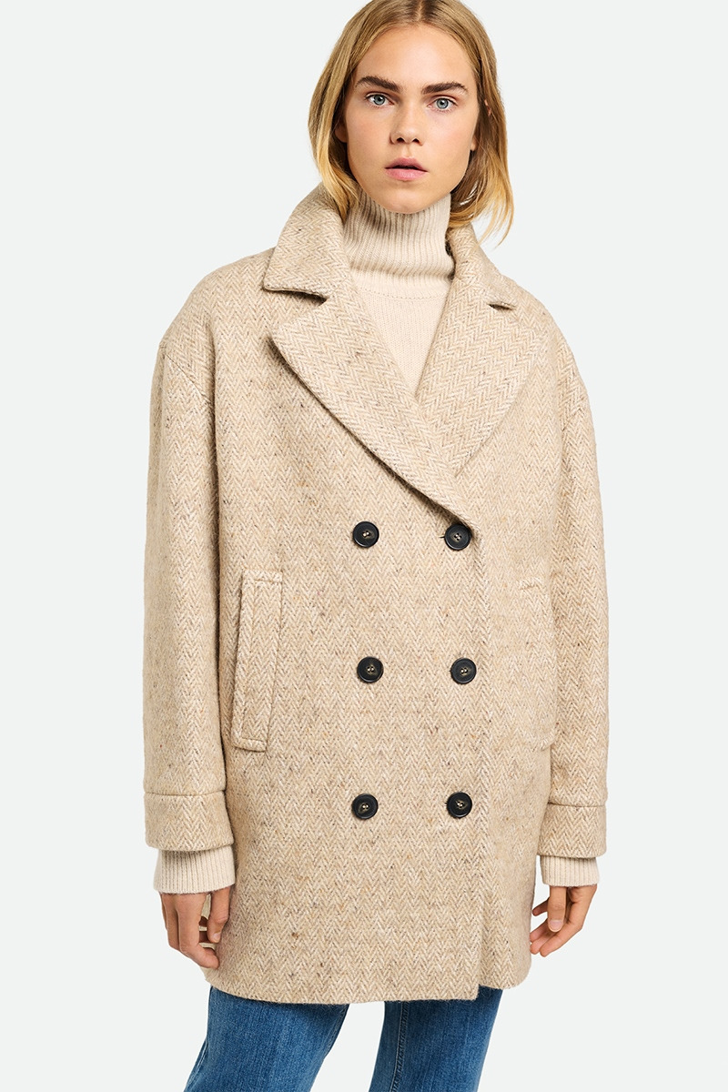 Manteau Sabir En Coton Mélangé