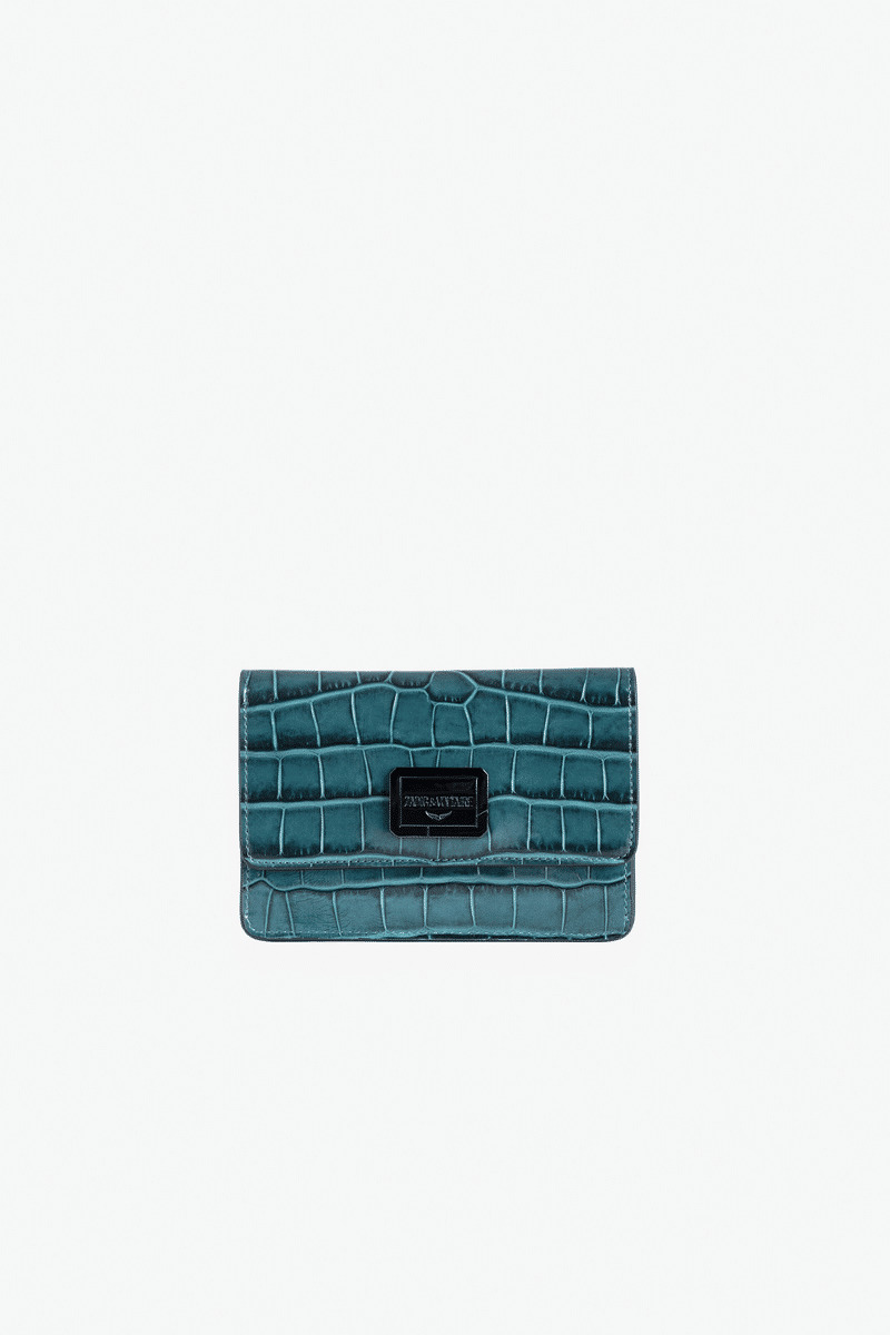 LE CECILIA WALLET EMBOSSED CRO