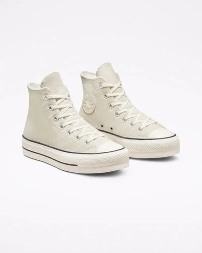 Chuck Taylor All Star Lift Hi Egret/Black/Egret